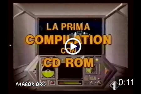 Disco Mania Mix 9: réclame della prima compilation con Cd-Rom (1995)