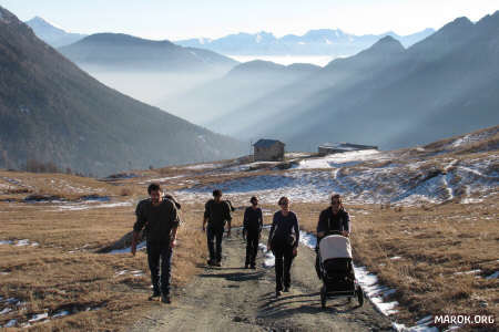 Falchi sulla Valle delle Nebbie