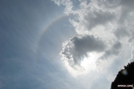 Arcobaleno in corso