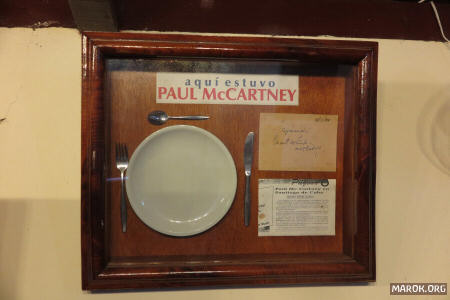 Paul McCartney ha mangiato qui! E voi no.