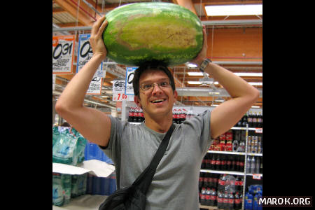 L&acute;uomo col cocomero