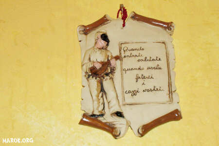 Il motto della casa