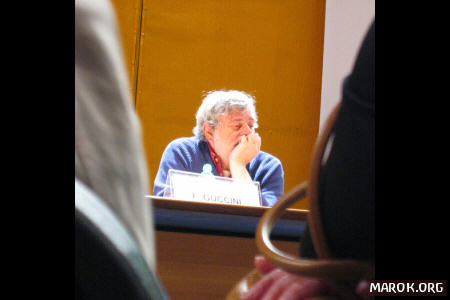 Guccini is not amused