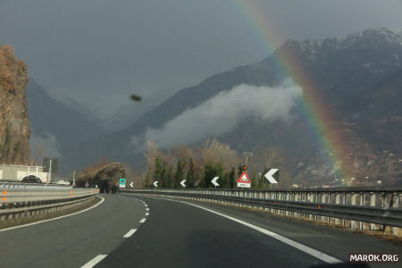 L´arcobaleno! Sarà una splendida giornata!