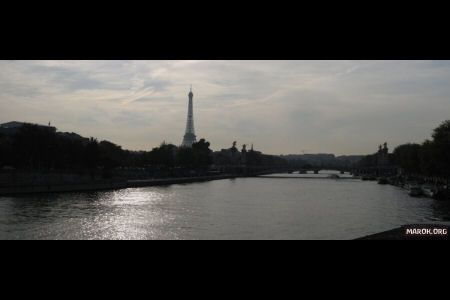 Rotta verso la tour Eiffel