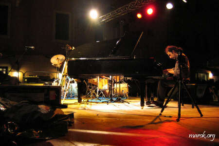 Stefano Bollani from stage
