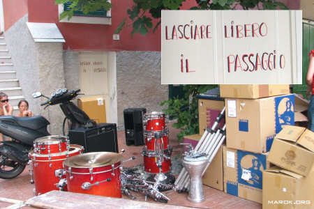 Lasciare libero il passaggio