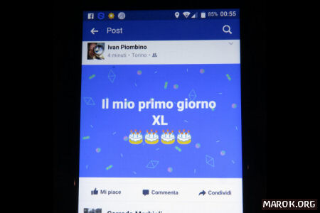 Il primo messaggio di auguri!