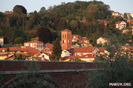 San Mauro al tramonto