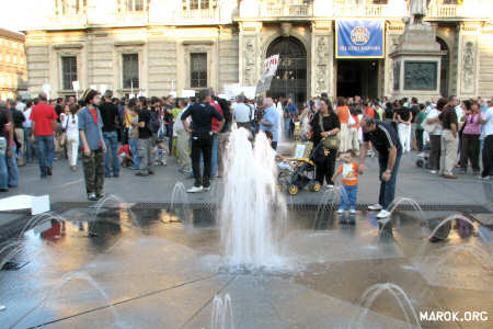 La fontana si impenna