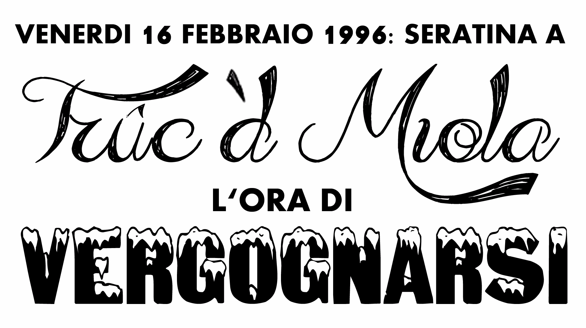 Seratina a Truc 'd Miola - 16/2/1996