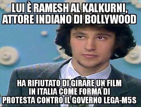 Matteo Salvini attore indiano di Bollywood