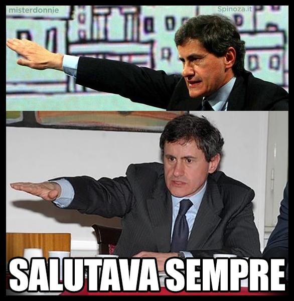 Alemanno salutava sempre