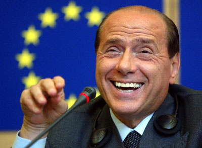 Berlusconi is amused
