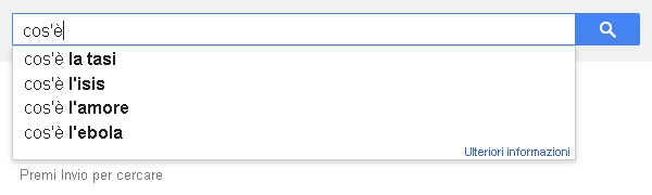 Suggerimenti google: cos'è