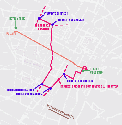 Rotta per il Colosseo