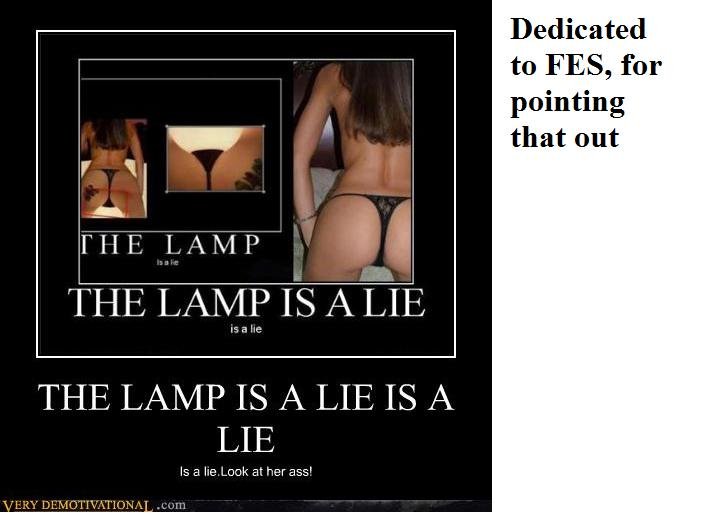 The Lamp is a lie is a lie is a lie
