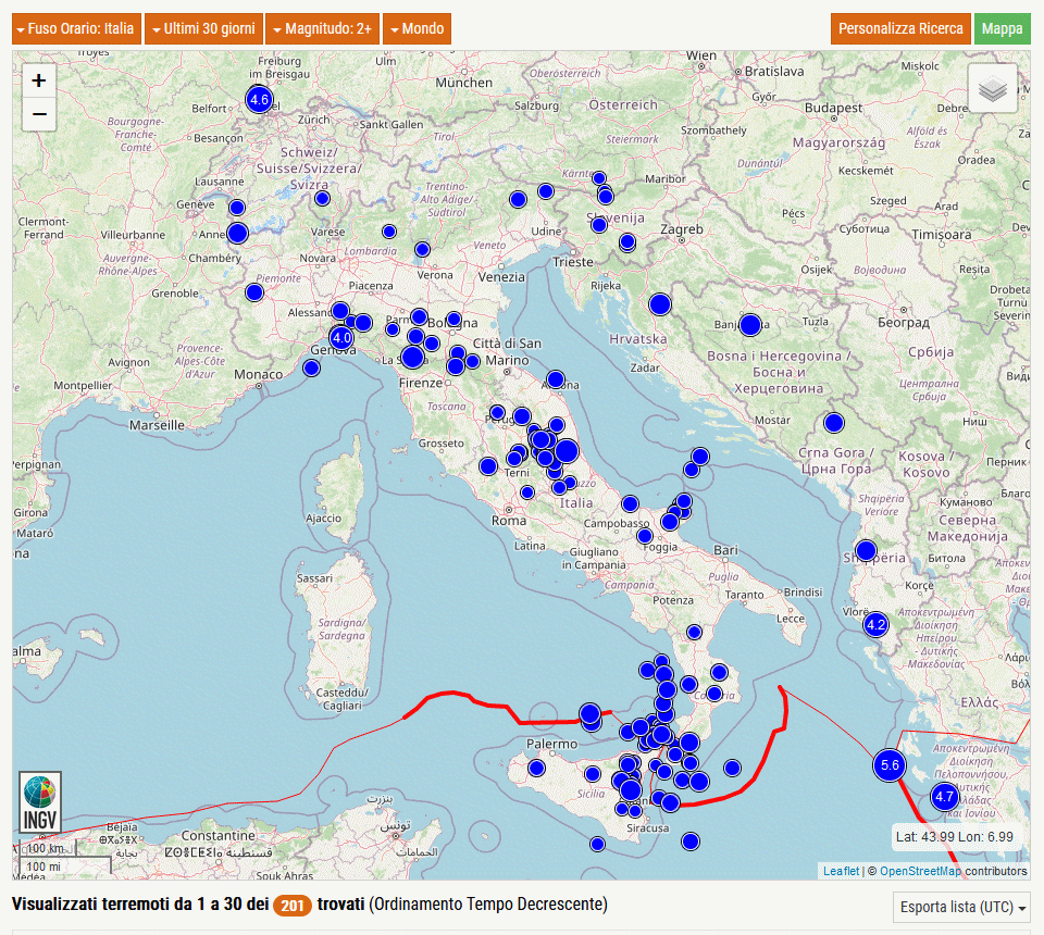 Terremoti di Settembre 2022