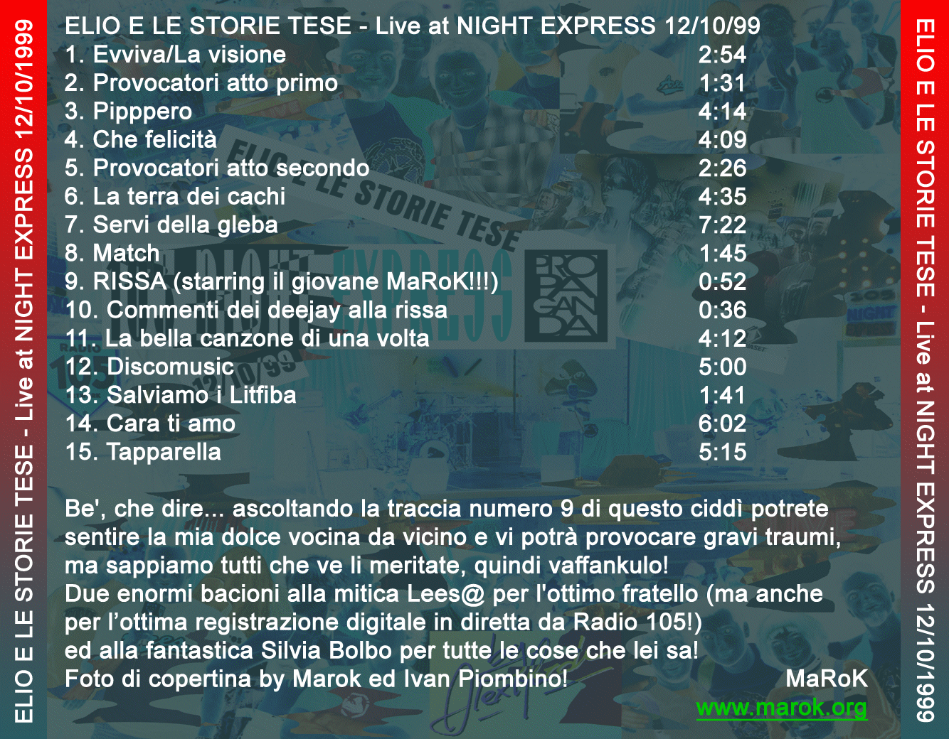 Night Express 12/10/1999 - clicca per ingrandire Night Express 12/10/1999