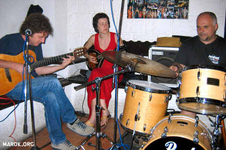 Beppe, Camilla e Max Piede