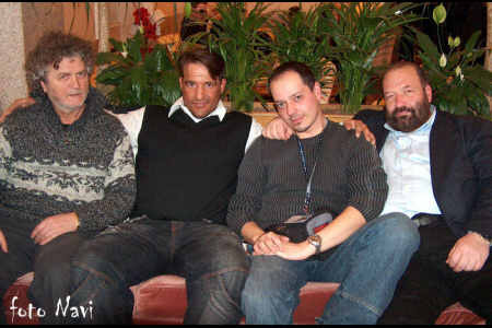 Ivan Piombino con il sosia di Bud Spencer