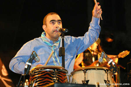 Il percussionista Elio