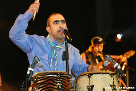 Il percussionista Elio