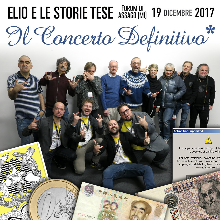 Elio e le Storie Tese al Forum di Assago, 19/12/2017