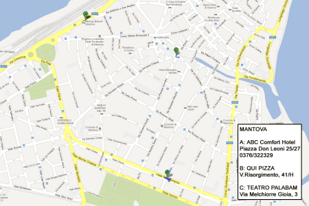 Mappa di Mantova cannata