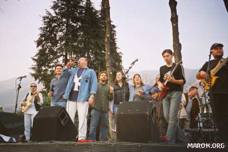 MaRoK e i Mejdalmass sul palco