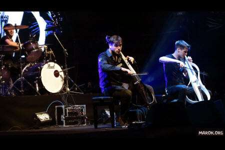 2 cellos 1 drum