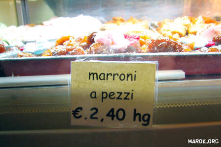 Marroni a pezzi