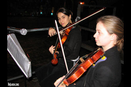 Angeli at soundcheck