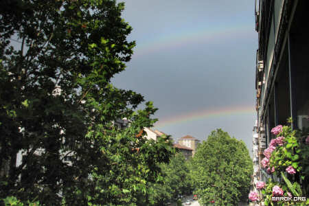 Arcobaleno doppio!