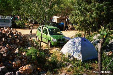 Gillette: Tenda con garage - lato B