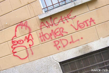 Anche Homer vota PDL