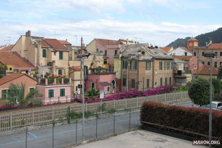 Laigueglia vista dalla biblioteca