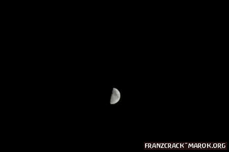 La luna fotografata col cellulare da Franz Crack