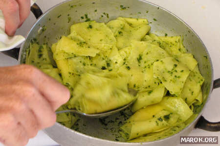 Mandilli al pesto