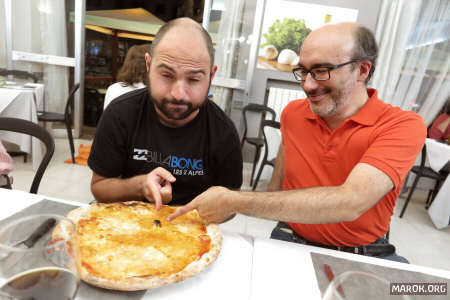 La pizza con UN´OLIVA