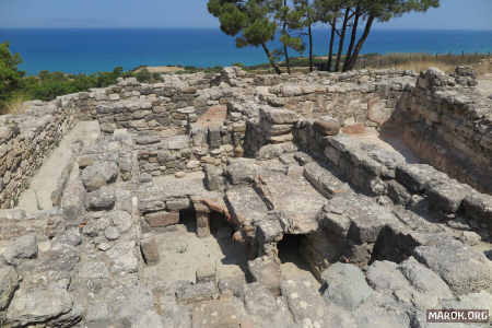 Gli antichi cessi di Kamiros