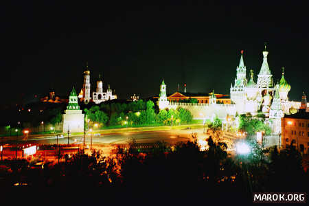 Veduta dall´albergo - Cremlino by night