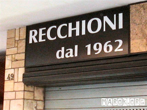 Tradizione familiare: Recchioni dal 1962!