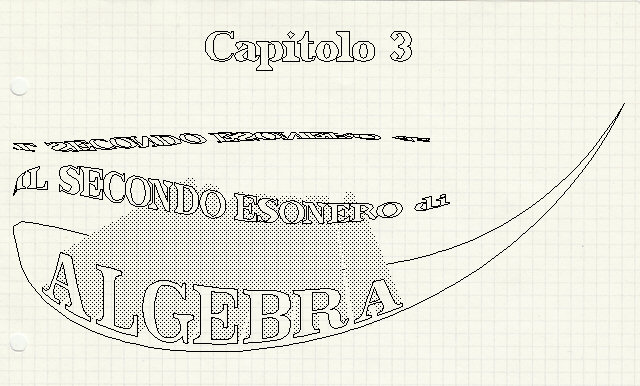 Il secondo esonero di Algebra