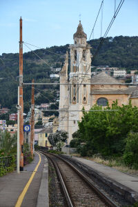 Alla stazione di Laigueglia