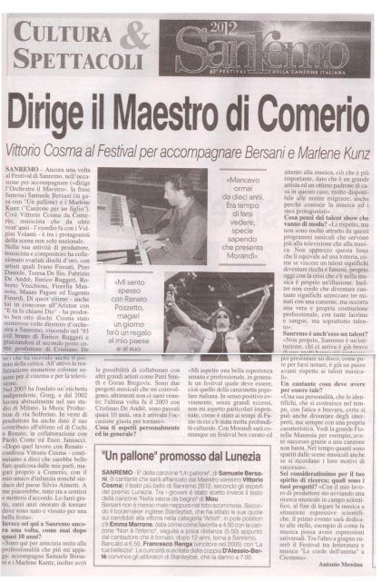 Cosma al Festival