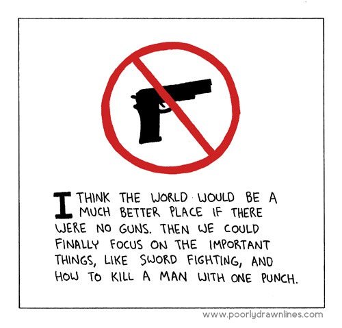 No guns