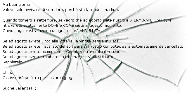 Agosto sul Buko