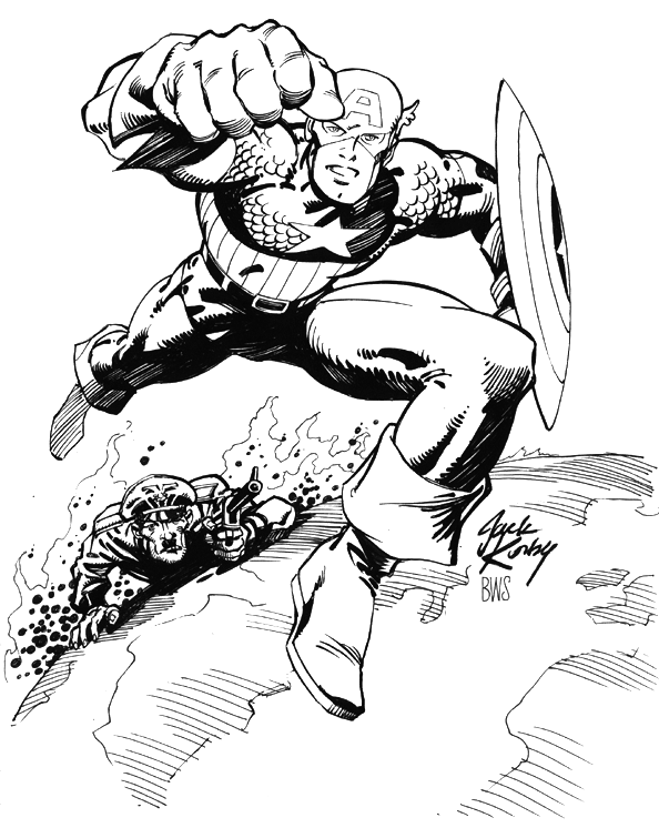 Capitan America by Jack Kirby