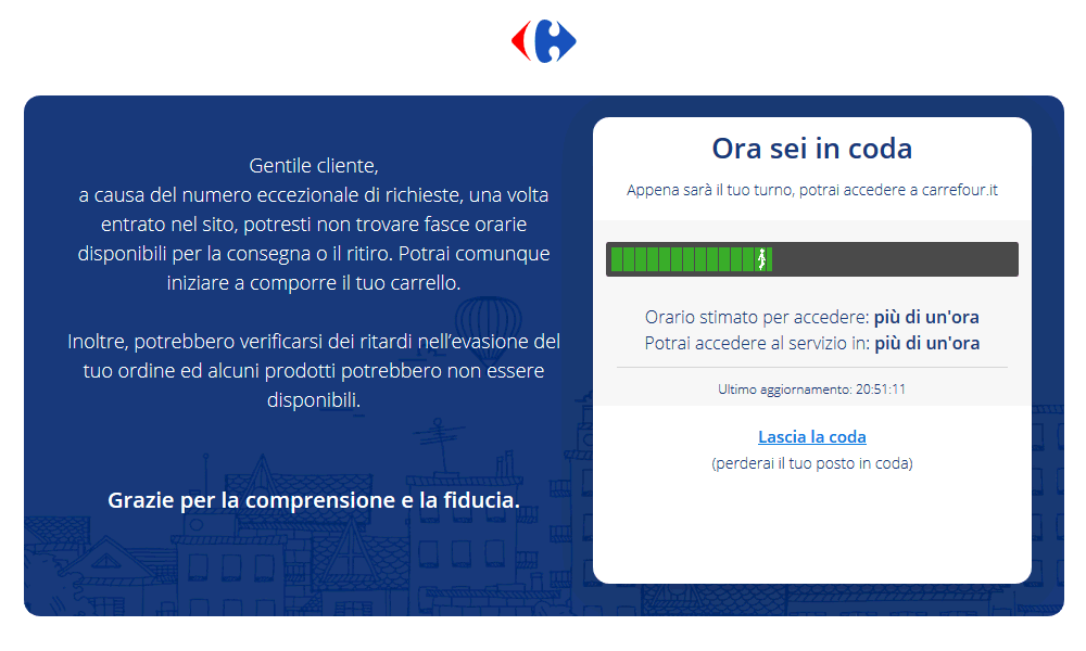 Carrefour.it ai tempi del Covid 19